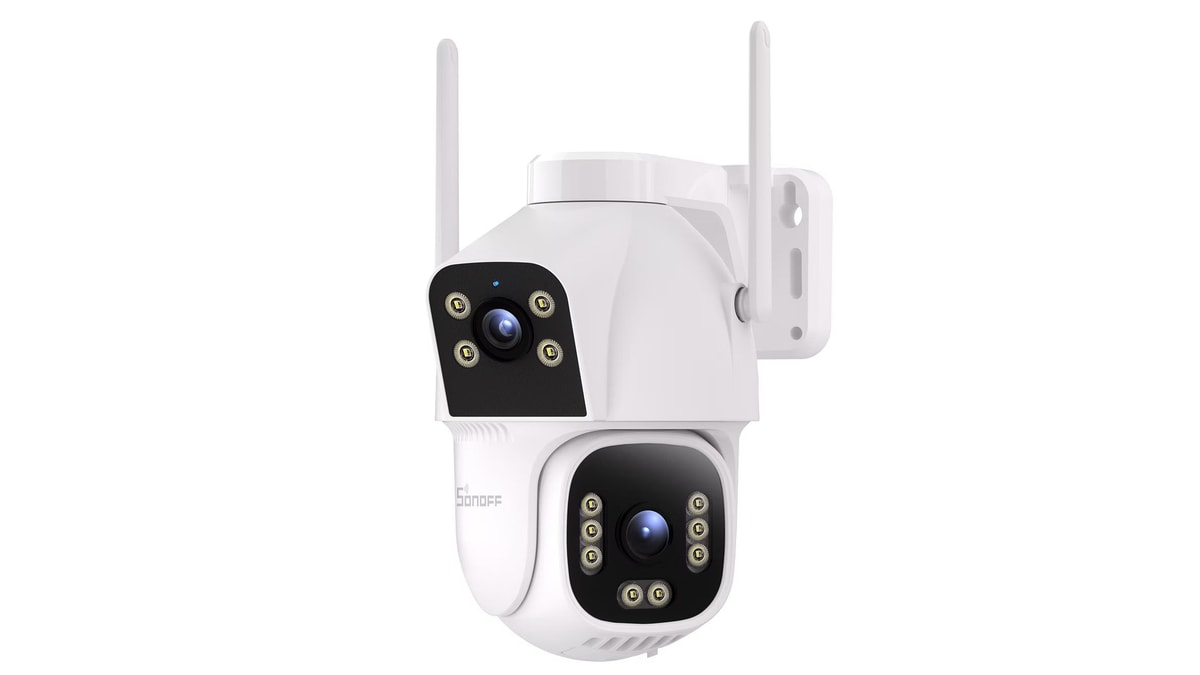 SONOFF CAM Outdoor Duo SONOFF CAM Outdoor Duo – venkovní kamera se dvěma objektivy a Zigbee hubem