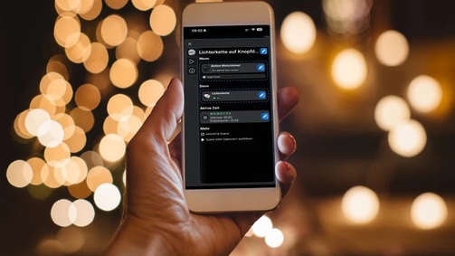 Ovládání vánočního osvětlení pomocí aplikace Shelly Smart Control